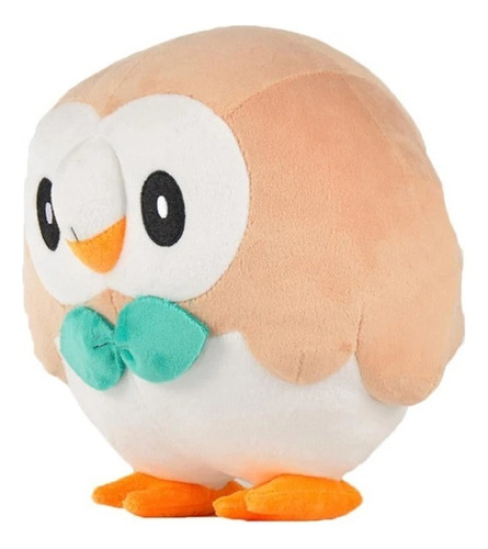 Pelúcia Rowlet Pelúcia Nintendo  Pokemon Tamanho Médio