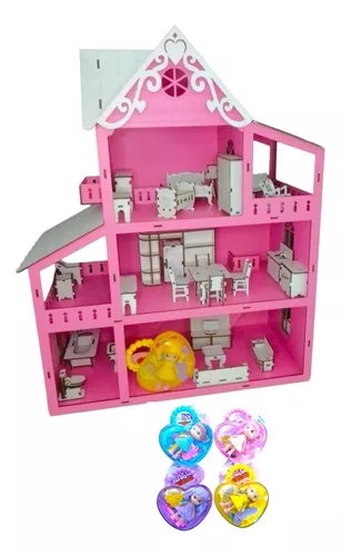 Barbie Casinha Para Montar E Pintar F0087-1 - Fun