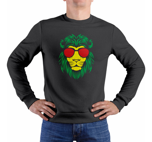 Polera Leon Rasta (d1502 Boleto.store)