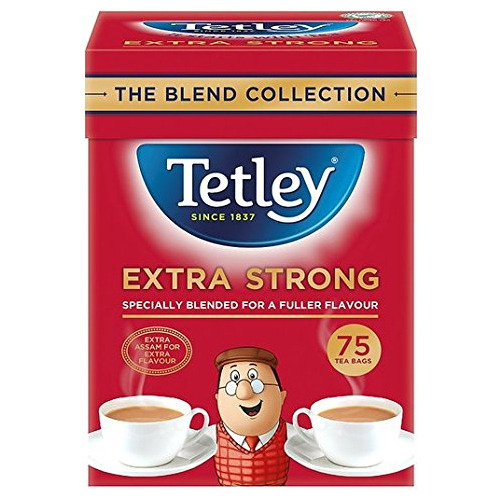 Tetley Extra Strong Tea Bags 75 Per Pack