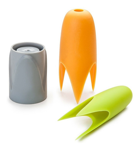 Descorazonador De Pimientos Y Chiles Marca Ibili Color Naranja