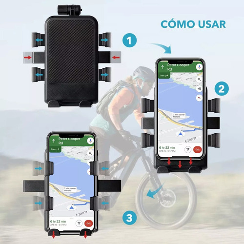 Soporte Para Teléfono Celular Para Bicicleta Con Sombrilla I