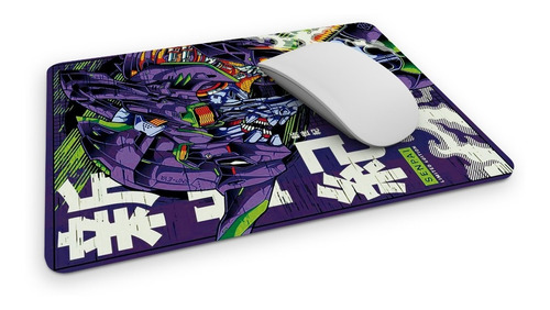 Imagen 2 de 3 de Mousepad Evangelion Anime Eva-00, Eva-01, Eva-02 Alfombrilla