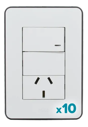 comprar Llave De Luz Jeluz Mito Punto Tecla Y Toma Normalizado X10