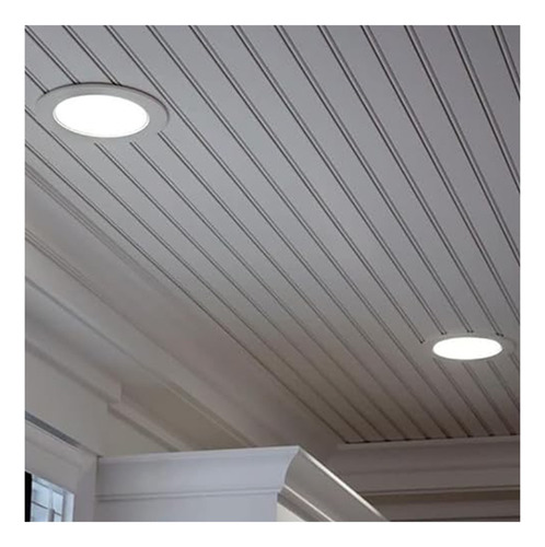 Panel Redondo Led Basic Embutido 18w Frío