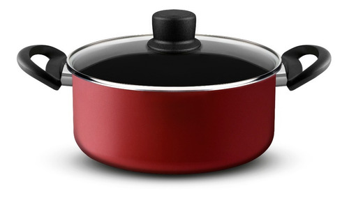 Olla Antiadherente Tefal 24 Cm C/ Tapa Red Surprise Teflon