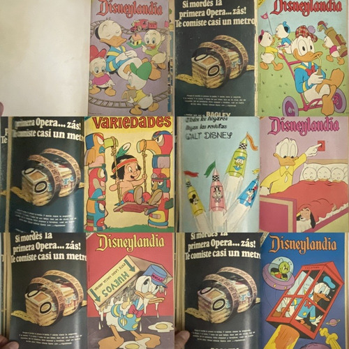 12 Revistas, Disney Variedades Tío Encuadernadas Tucumán Cf1