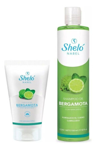  Kit Shampoo Y Tónico De Bergamota Sheló