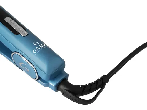 Chapinha de cabelo Gama Italy Starlight W&L Blue Titanium 3D
