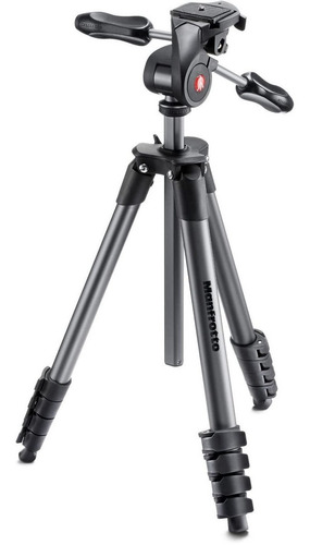 Tripode Manfrotto Compacto Avanzado Con Vía De 4 Cabezas