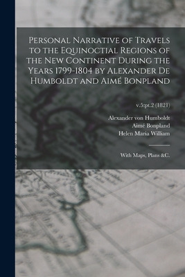 Libro Personal Narrative Of Travels To The Equinoctial Re...