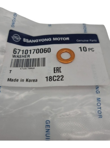 Golilla Inyector Ssangyong Actyon Sport 12 2.0 D20r Original
