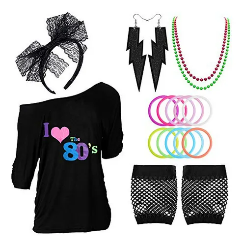 comprar Accesorios De Disfraces De Halloween 80s Para Mujeres, Camis