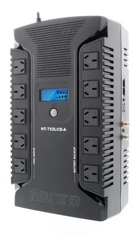 Imagen 4 de 5 de Ups Forza Ht Series Ht752lcda 750va 220v 10 Tomas + 2 Usb