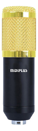 Micrófono Midiplus BM-800 Condensador Unidireccional color negro