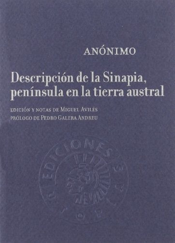 Libro Descripcion De La Sinapia Peninsula En La Tierra A De