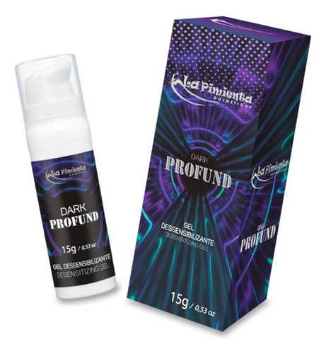 Dark Profund Gel Anestésico Potente Lubrificante Anal S/ Dor