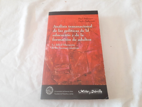 Analisis Transnacional Politica Educacion Y Formac Adultos
