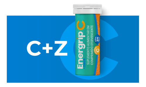 Kit C2 Energrip C +zinco Efervescente - Vitamedic