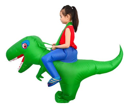 Traje Inflable De Dinosaurio For Fiesta, Actividad, Montar, Traje De Dinosaurio