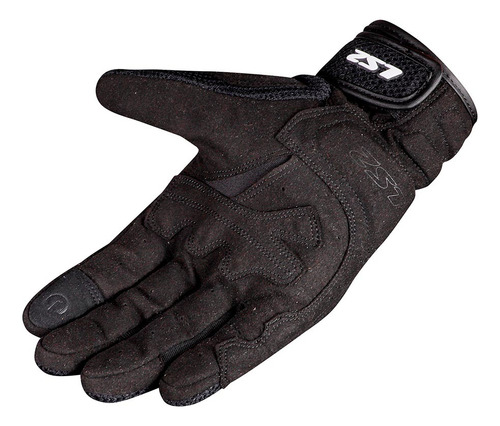 Guante de motociclista Ls2 Kubra, color negro, talla L