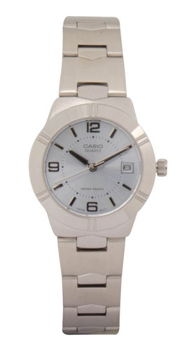 Reloj Para Mujer Casio Ltp_1241d_2a Plateado