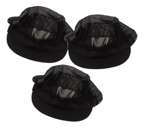 Gorro De Chef De Malla Negra Para Hombre Y Mujer Kitchen S