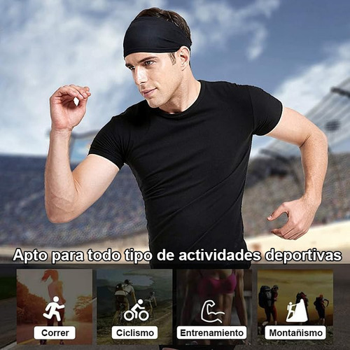 Timotech Set 5 Diademas Deportivas Unisex Elásticas