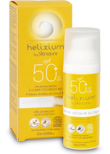 Helixium Protector Solar Mineral En Crema Spf 50, 50 G