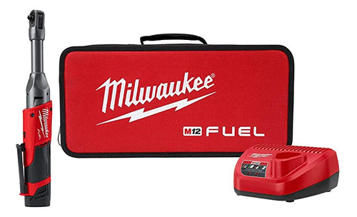 Milwaukee -21 M12 Fuel Kit De Trinquete De Alcance Extendid.