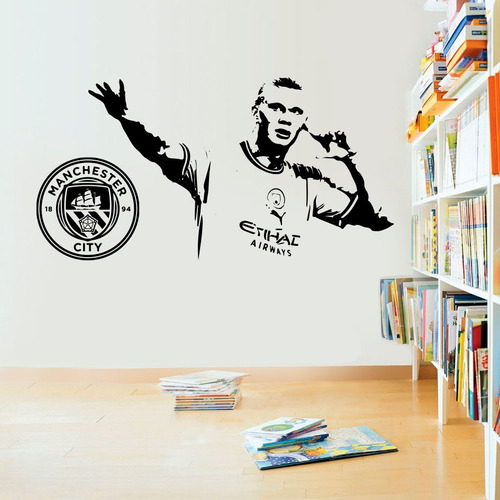  Vinilo Decorativo - Manchester City - Haaland 150x88 Cm