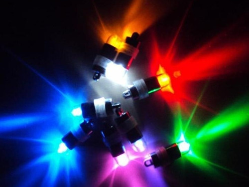 Bombillos Luces Led Multicolor Sumergibles Globos 4 Unidades