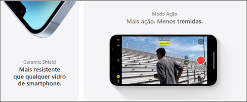 Apple iPhone 14 (128 GB) - Meia noite - Aceitável (Recondicionado)