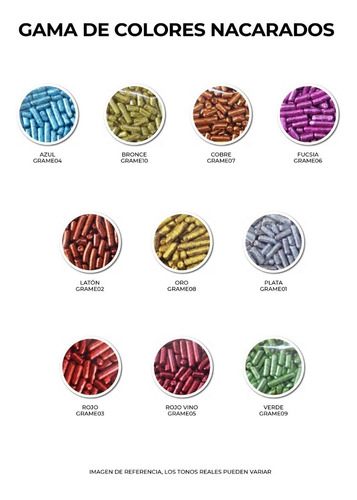 Granillo De Chocolate Color Metálico 85g (color A Elegir)