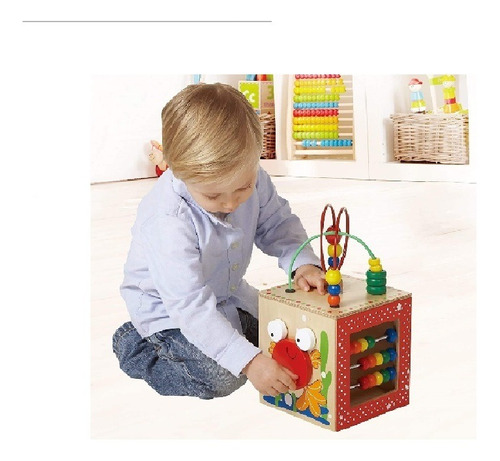 Cubo Didáctico Hape Zig Zag Discovery 5 En 1 Ub