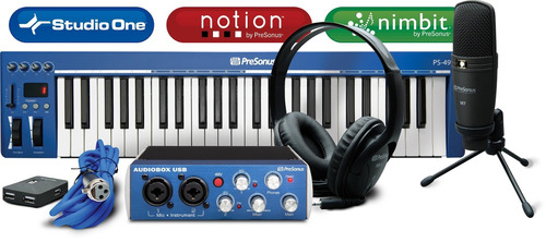 Presonus Audiobox Music Creation Studio Paquete Completo Pro