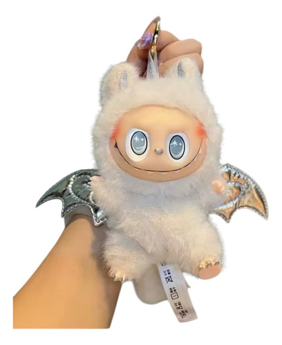 Peluche Labubu Serie Halloween Blanco