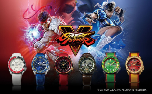 Reloj Seiko 5 Street Fighter Limited Edition Srpf17k1 Chunli