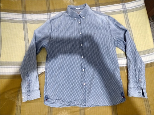 Camisa Marca Tommy Hilfiger Modelo Denim Slim Talla Xl