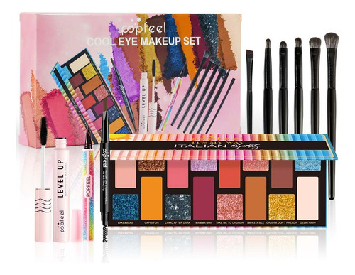 Conjunto De Maquiagem H, Sombra De 16 Cores, Paleta, Sombra