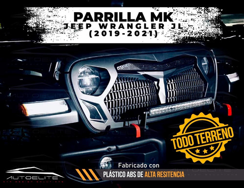 Imagen 5 de 9 de Parrilla Angry Jeep Wrangler Jl 2019 2020 2021 Enojado Cobra