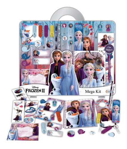 Frozen 2 Vuelta Al Cole Megakit Resaltadores Lapicera Y Más Color Violeta