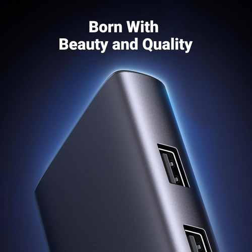 Docking Revodok 7 En 1 Ugreen Tf Hdmi Usb Y C 3.2 Carga 100w