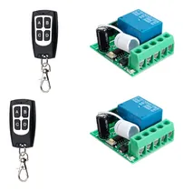 Comprar 2 Receptores 1ch 433mhz Con 2 Controles Remotos 4 Canales
