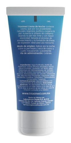 Imagen 2 de 2 de Trioximed Crema De Noche Con Ozono