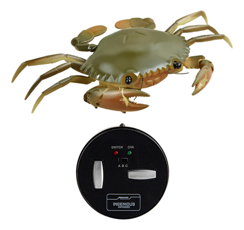 Usb Recargable Rc Modelo De Cangrejo Juguete De Verde