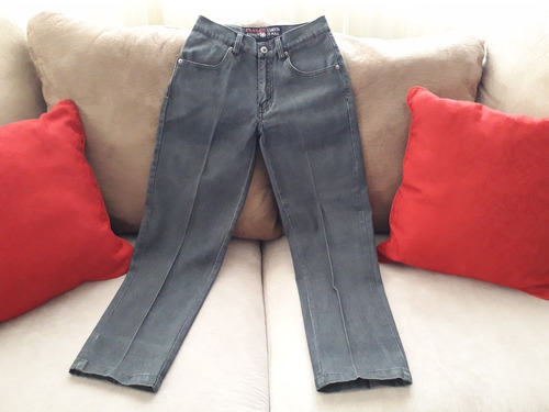 Pantalon Jeans Dama Original Clouds Talla 26 Autentico, Gris