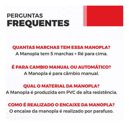 Manopla Câmbio 5 Marchas Onix Prisma Sonic Encaixe Parafuso