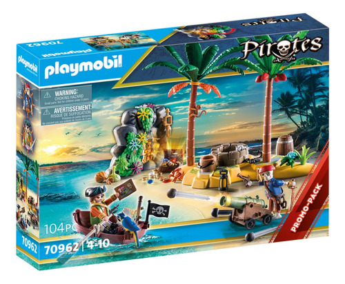 Playmobil Promo-pack Isla Del Tesoro  70962 Cantidad De Piezas 104