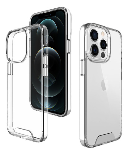 Case Transparent Space Para iPhone 13/ Mini/ Pro/ 13 Pro Max